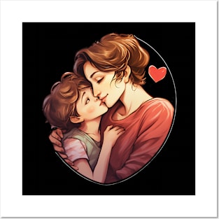 A mother's embrace is where a child finds solace Posters and Art